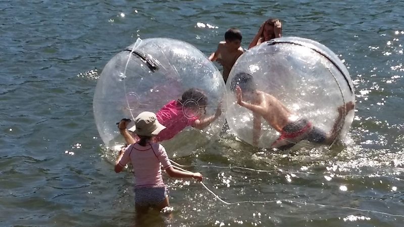 Bolas de água no Douro